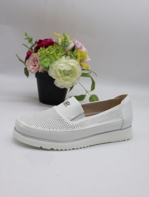 Półbuty damskie na płaskim (36-41) 6251 WHITE