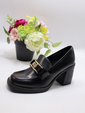 Półbuty damskie na obcasie (36-41) 264 BROWN