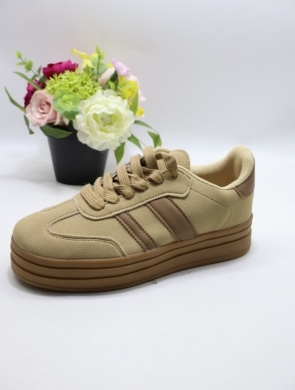 Buty sportowe damskie na płaskim (36-41) V1003 KHAKI