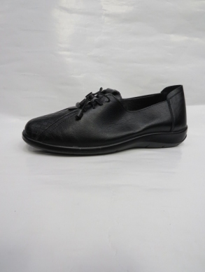 Półbuty damskie na płaskim (39-43) DX8111 BLACK