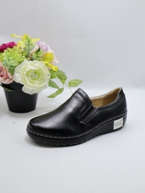 Półbuty damskie na płaskim (36-42) 8341-1 BLACK