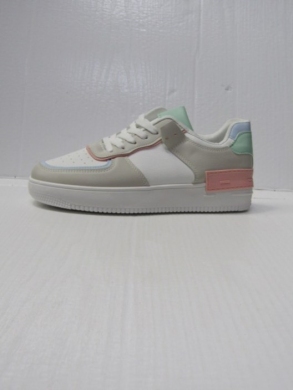 Buty sportowe damskie na płaskim (36-41) NEY-18 WHITE/GREEN