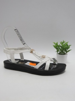 Sandały damskie na płaskim (36-41) W596-2 WHITE