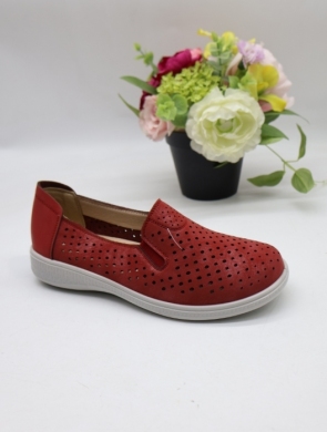 Półbuty damskie na płaskim (36-42) 22501-7 RED