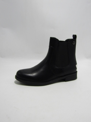 Botki damskie ocieplane na płaskim (36-41) MR-12 BLACK