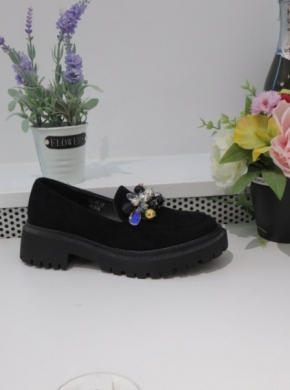 Mokasyny damskie na płaskim (36-41) CH845 BLACK