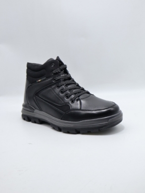Botki męskie ocieplane (40-45) 63502-21 BLACK