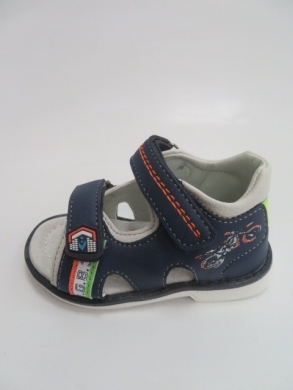 Sandały chłopięce (21-26) F633 NAVY/GREY