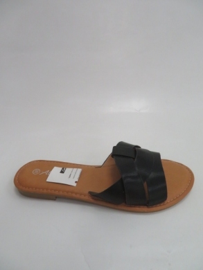 Klapki damskie na płaskim (36-41) SY787 BLACK