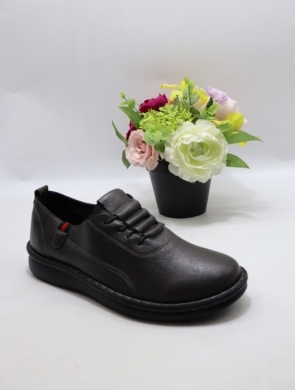 Półbuty damskie na płaskim (36-42) 25107-2 GREY