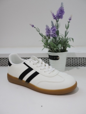 Buty sportowe damskie na płaskim (36-41) BL659 WHITE