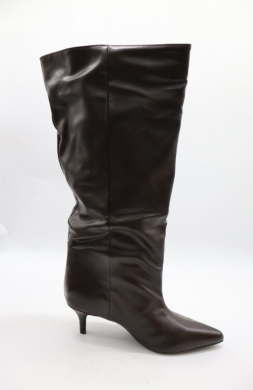 Kozaki damskie na szpilce (36-41) 7375 BROWN