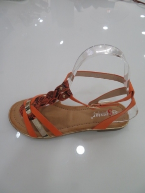 Sandały Damskie na płaskim (36-41) JH128 ORANGE
