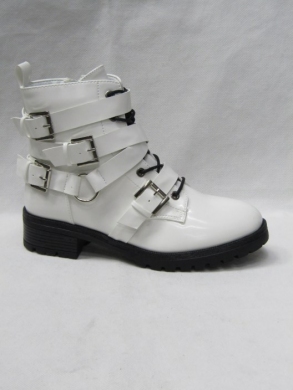 Botki damskie na płaskim (36-41) A642 WHITE