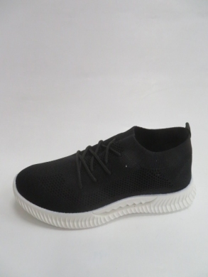 Buty sportowe damskie na płaskim (36-41) ZK120 NERO