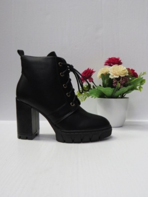 Botki damskie ocieplane na obcasie (36-41) XGX-23304-1 BLACK