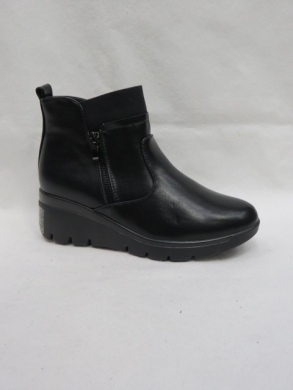 Botki damskie ocieplane na koturnie (36-41) HL67103 BLACK