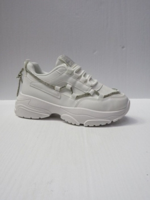 Buty sportowe damskie na płaskim (36-41) 9291 WHITE
