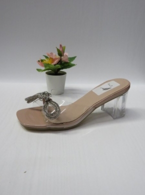 Klapki damskie na obcasie (36-41) YC194 BEIGE