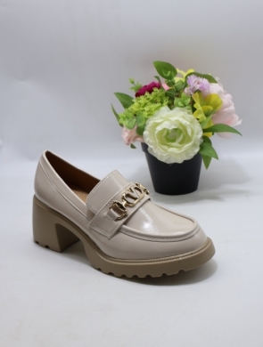 Półbuty damskie na obcasie (36-41) XYX-25228-2 BEIGE