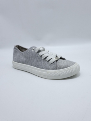 Trampki damskie na płaskim (36-41) 11063-2 LGREY