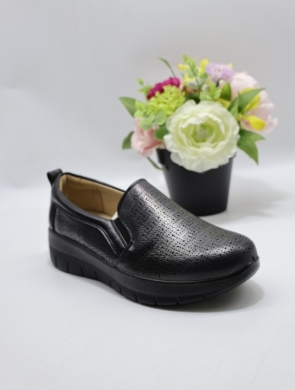Półbuty damskie na płaskim (36-41) 28512 BLACK