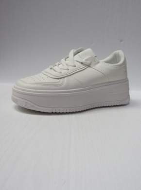Buty sportowe damskie na koturnie (36-41) SX39 WHITE