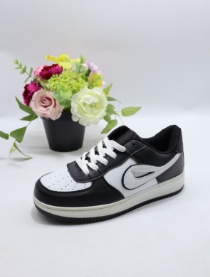 Buty sportowe damskie na płaskim (36-41) DN91-31A BL/WH