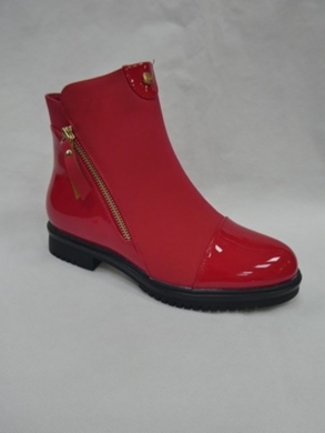 Botki damskie na płaskim (36-41) H5818 RED