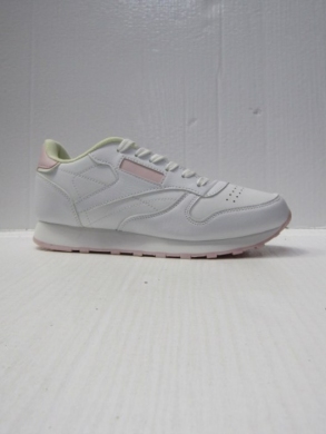 Buty sportowe damskie na płaskim (36-41) 128 WHITE/PINK