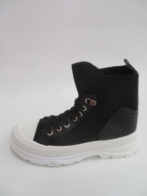 Trampki damskie na koturnie (36-41) 2622 BLACK