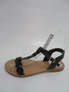 Sandały damskie na płaskim (36-41) S20-2 BLACK