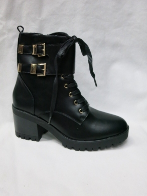 Botki damskie na obcasie (36-41) Y8210 BLACK