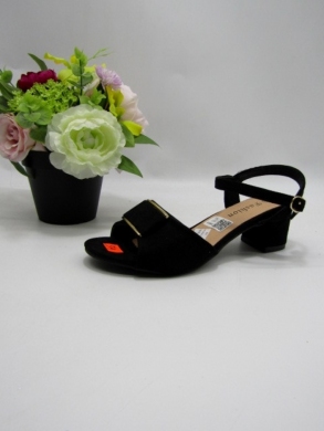 Sandały damskie na obcasie (36-41) TY2424 BLACK/MIC