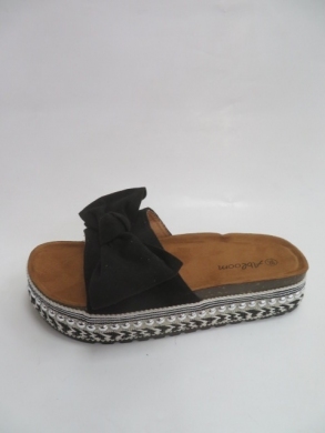 Klapki damskie na płaskim (36-41) SY679 BLACK