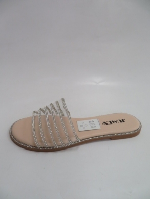 Klapki damskie na płaskim (36-41) 67020 BEIGE