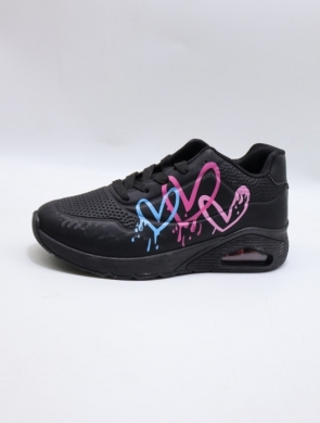 Buty sportowe damskie na płaskim (36-41) 6006 BLACK