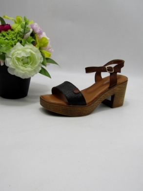 Sandały damskie na obcasie (36-41) 61-7 BLACK