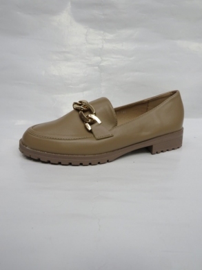 Mokasyny damskie na płaskim (36-41) W-193 KHAKI