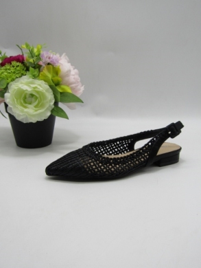 Sandały damskie na płaskim (36-41) B-1014 BLACK