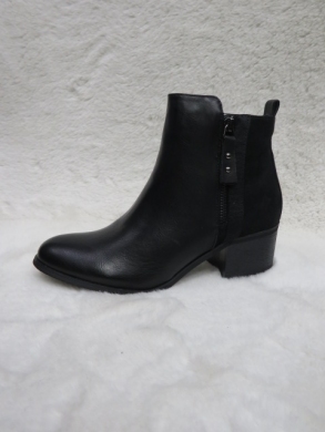 Botki damskie ocieplane na obcasie (36-41) C702 BLACK