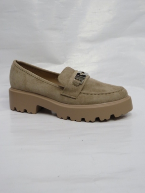 Mokasyny damskie na koturnie (36-41) DW012 KHAKI