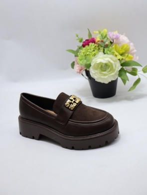 Półbuty damskie na płaskim (36-41) 1889 BROWN