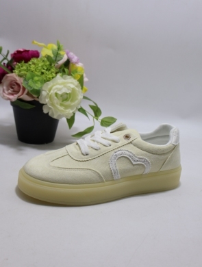 Buty sportowe damskie na płaskim (36-41) 88-119 YELLOW