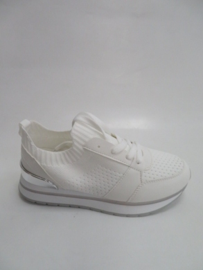 Buty sportowe damskie na płaskim (36-41) BL288 WHITE