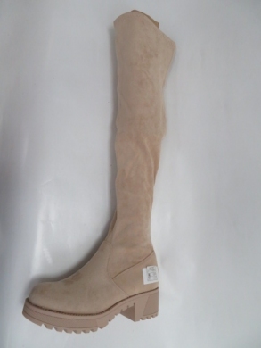 Kozaki damskie jesienne na płaskim (36-41) RXJ36 BEIGE