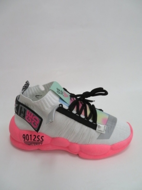 Sneakersy damskie wysokie (36-41) LA69 WH/PINK