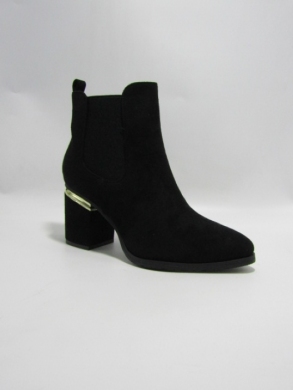 Botki damskie ocieplane na obcasie (36-41) AXHX-21 BLACK