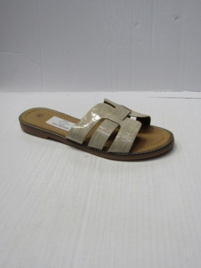 Klapki damskie na płaskim (36-41) 558 BEIGE