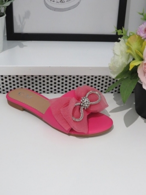 Klapki damskie na płaskim (36-41) 5066 FUCHSIA
